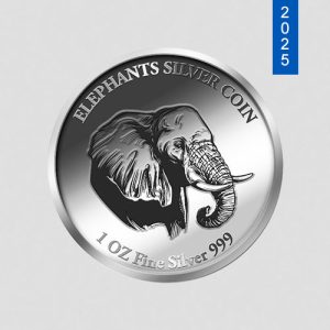 Elephants Silver Coin