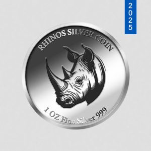 Rhinos Silver Coin